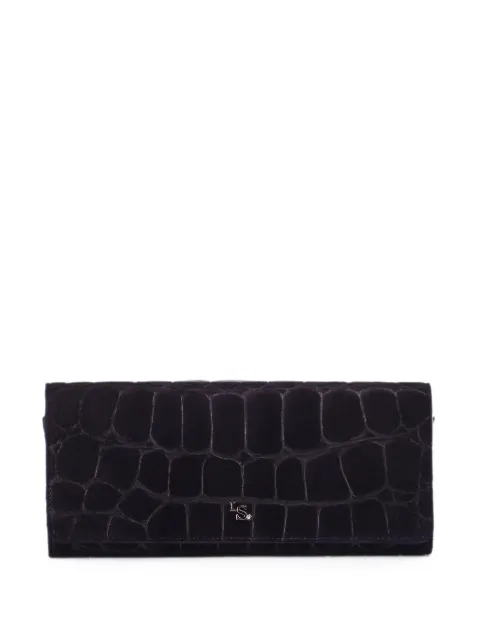 Le Silla bolsa de mano con efecto de piel de cocodrilo