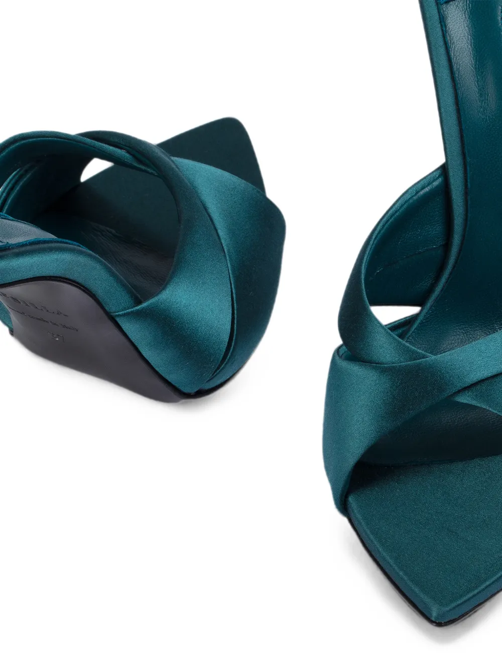 Le Silla Shirley crossover-strap sandals Groen