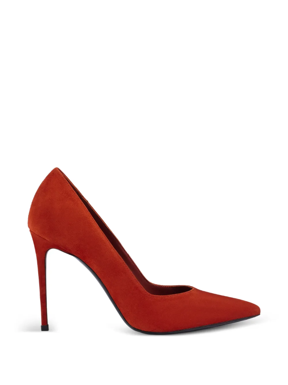Le Silla Eva suede pumps Oranje
