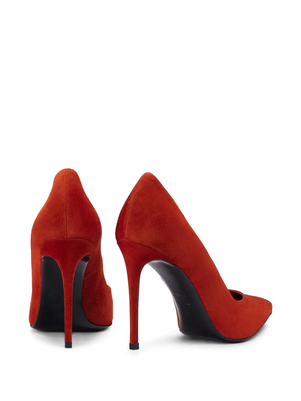 Le Silla Eva suede pumps Oranje