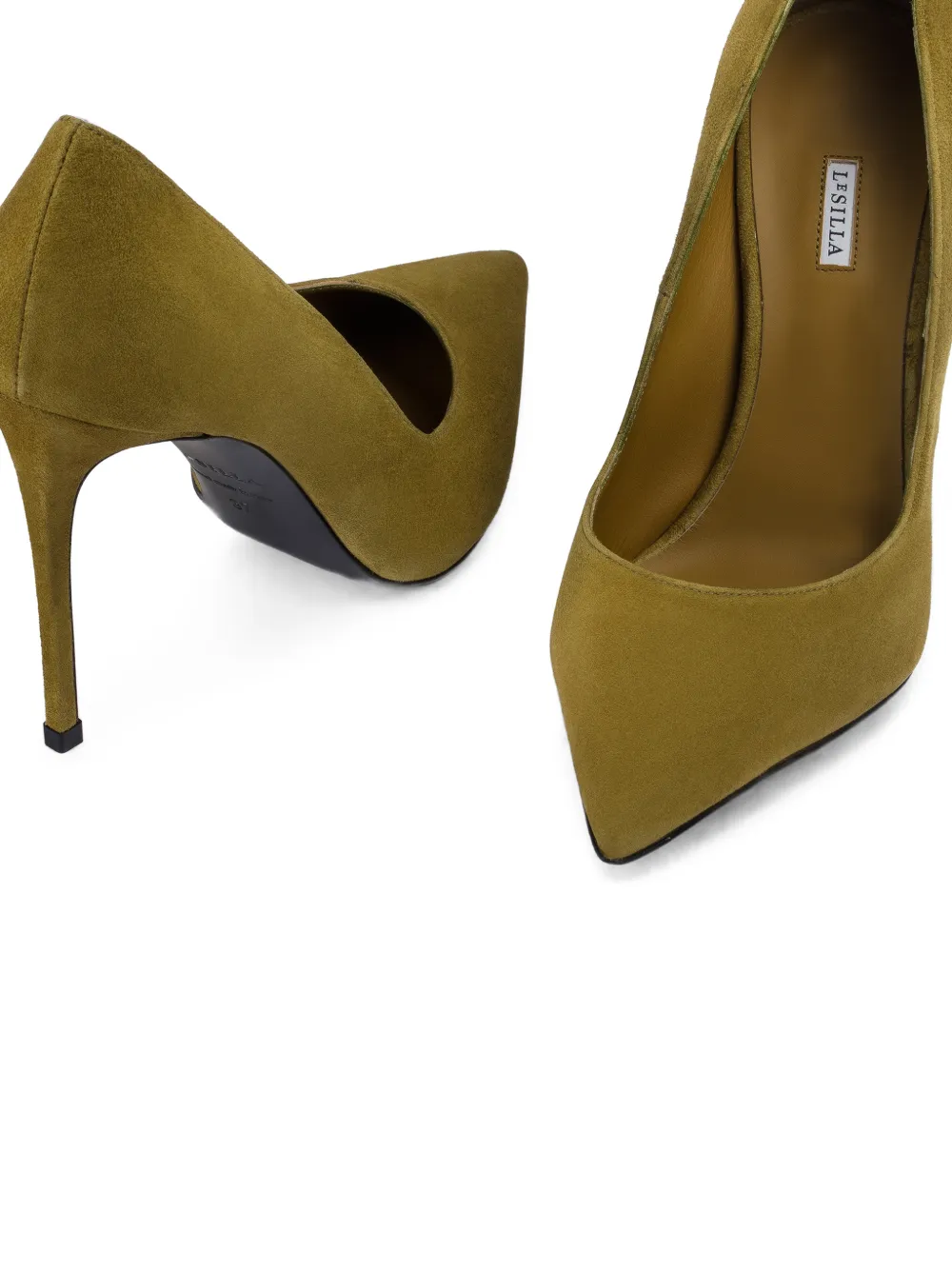 Le Silla Eva pointed-toe pumps Groen