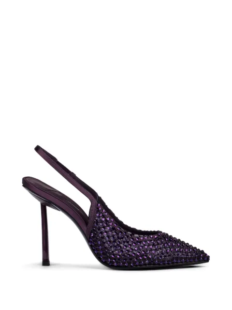 Le Silla Gilda crystal-embellished slingback pumps