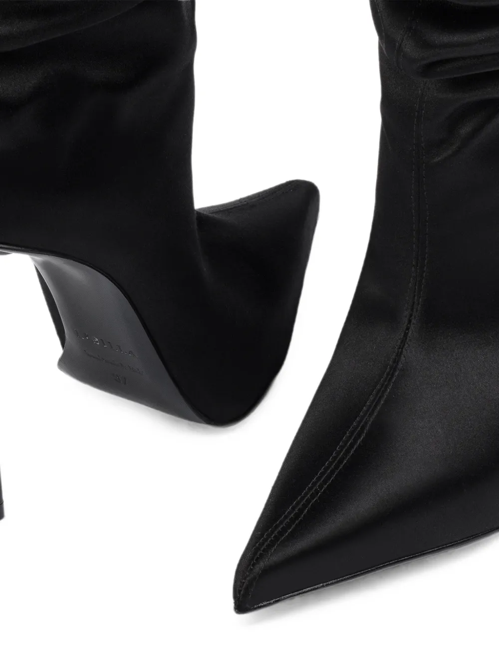 Le Silla Amelia laarzen met puntige neus Zwart