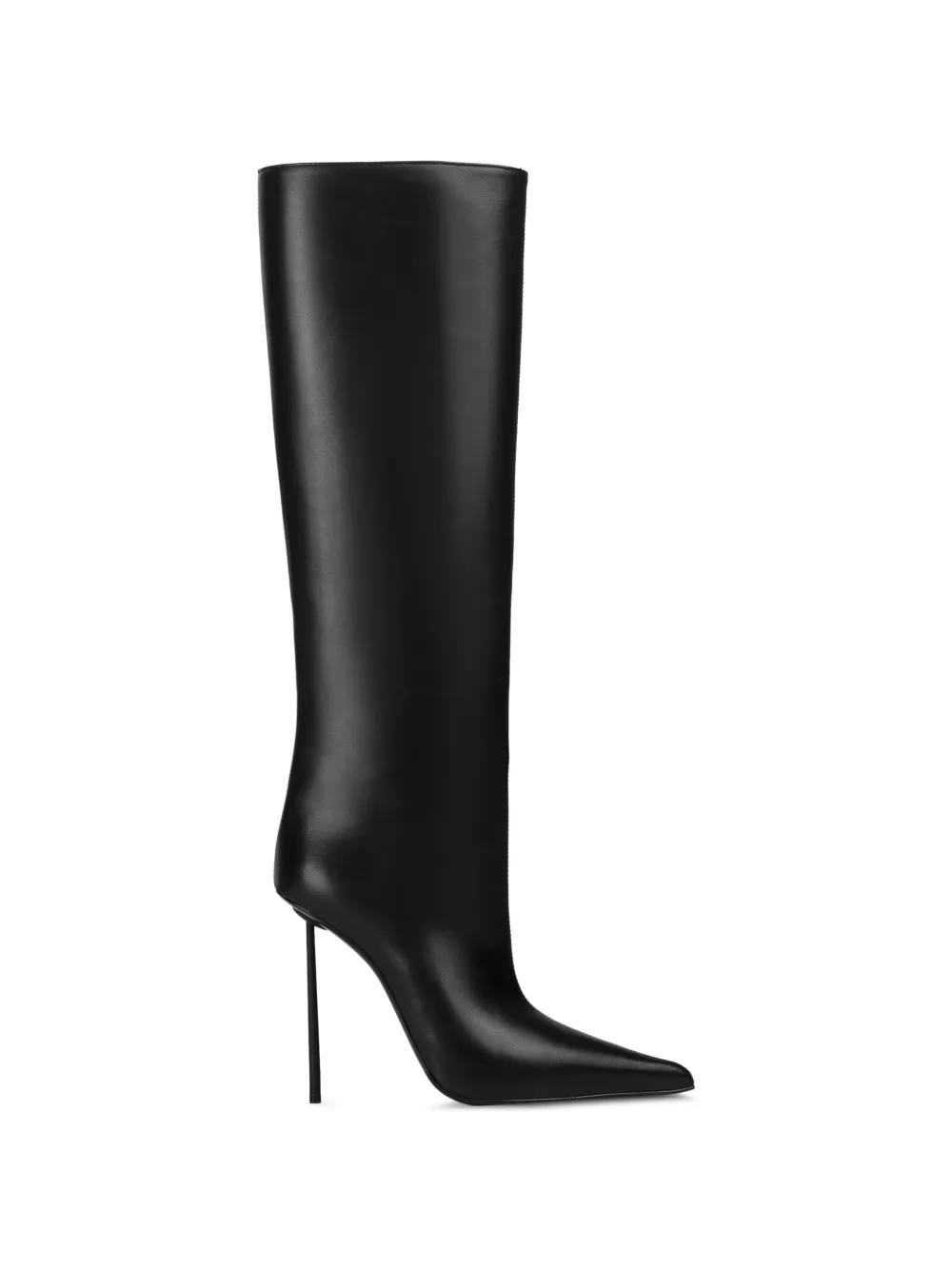 Le Silla Amelia Leather Boots In Black