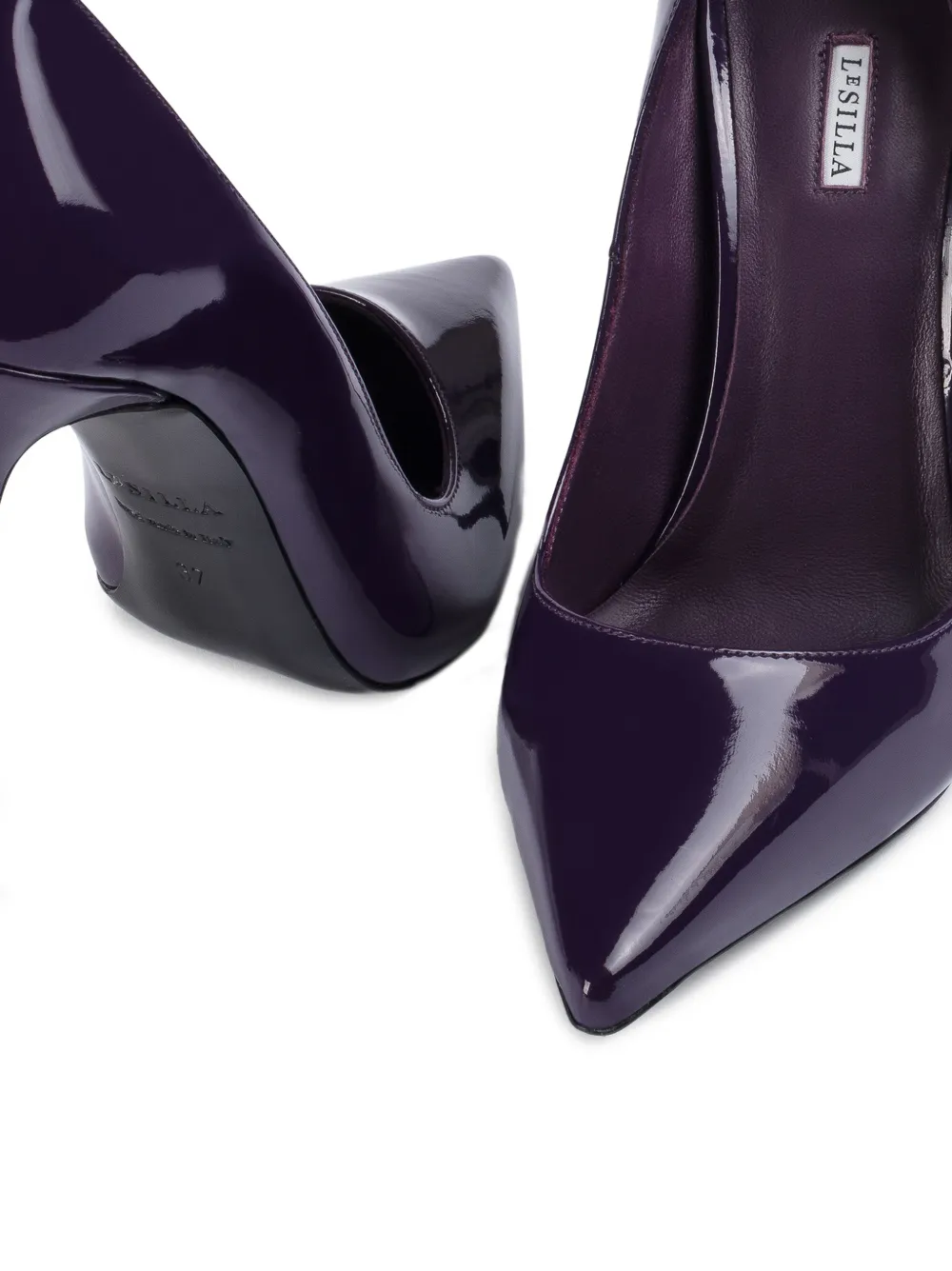 Le Silla Eva pointed-toe pumps Paars