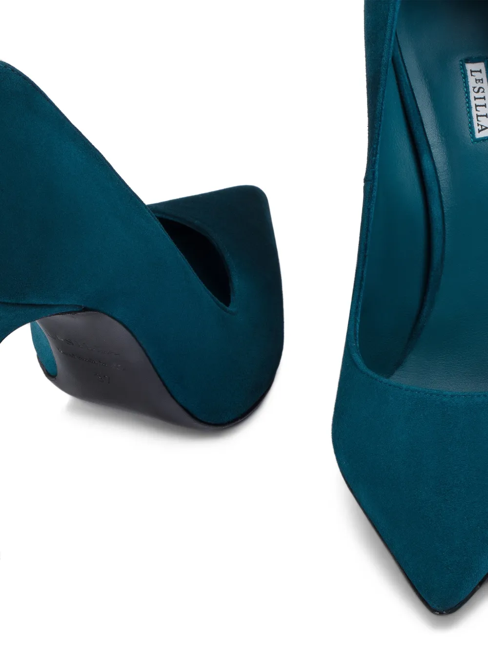 Le Silla Eva pointed-toe pumps Blauw