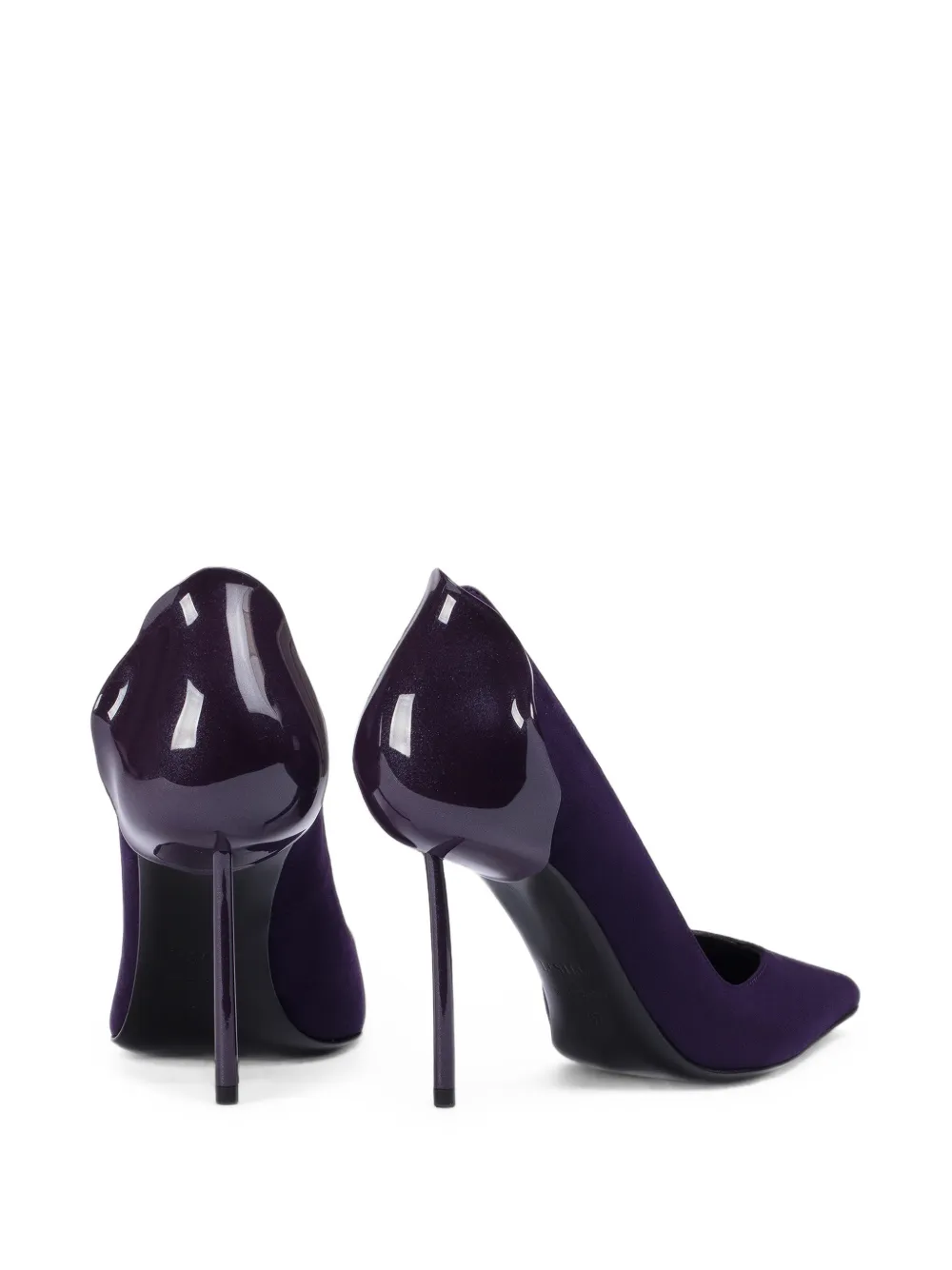 Le Silla Petalo suède pumps Paars