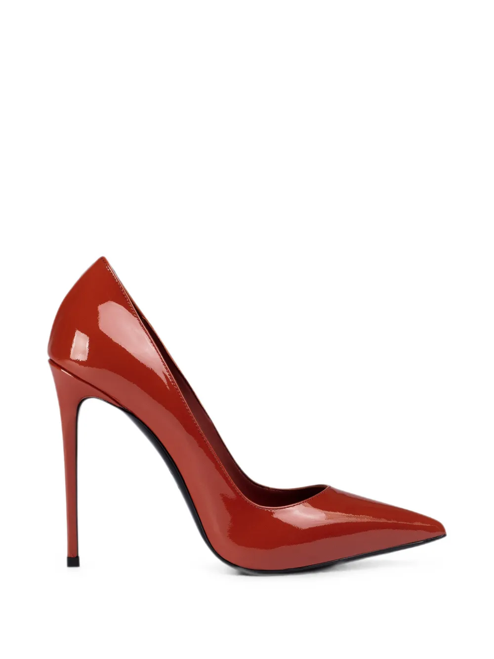 Le Silla Eva patent-leather pumps Oranje