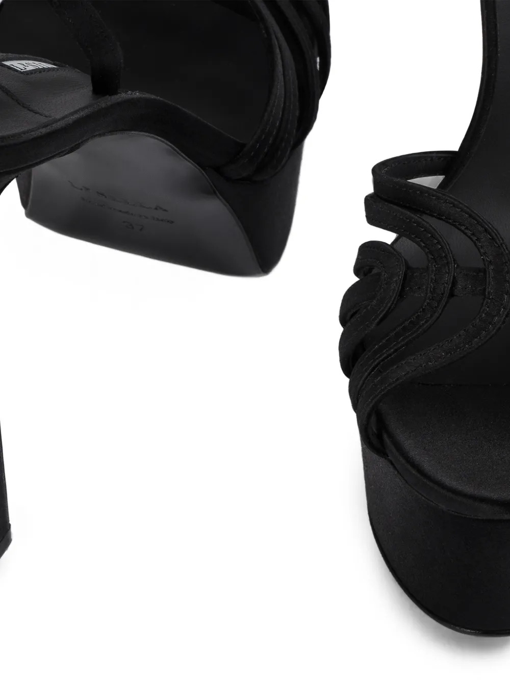 Le Silla Embrace platform sandals Zwart