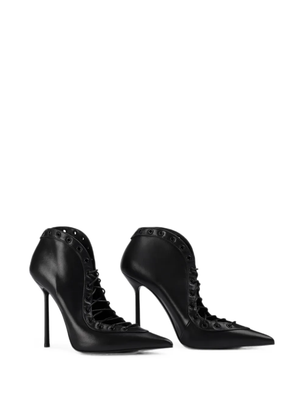 Le Silla Colette lace-up ankle boots Zwart