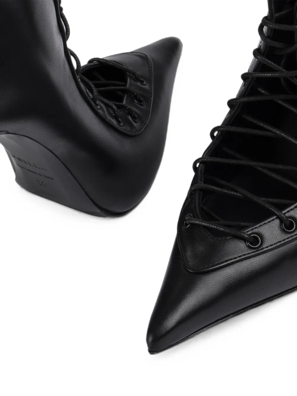 Le Silla Colette lace-up ankle boots Zwart