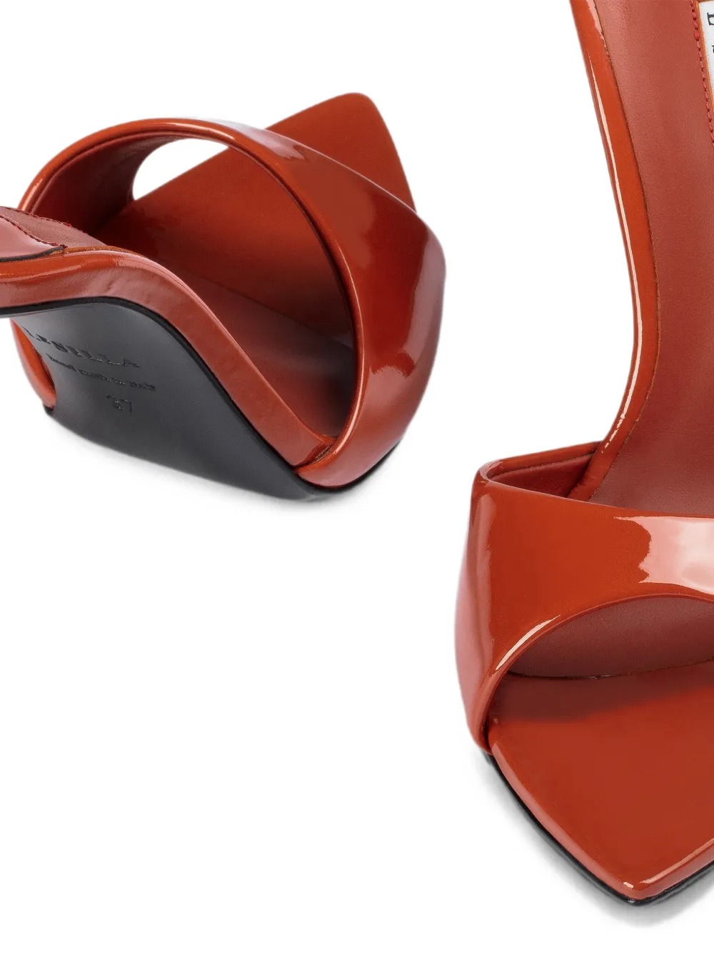 Le Silla Bella lakleren sandalen Oranje