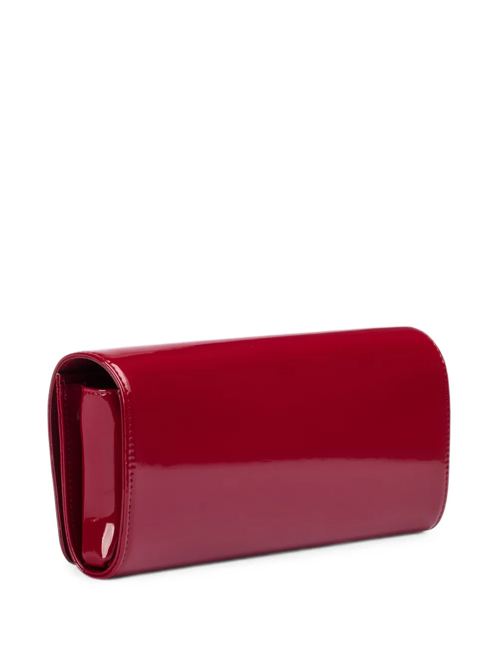 Le Silla patent-finish clutch bag Rood