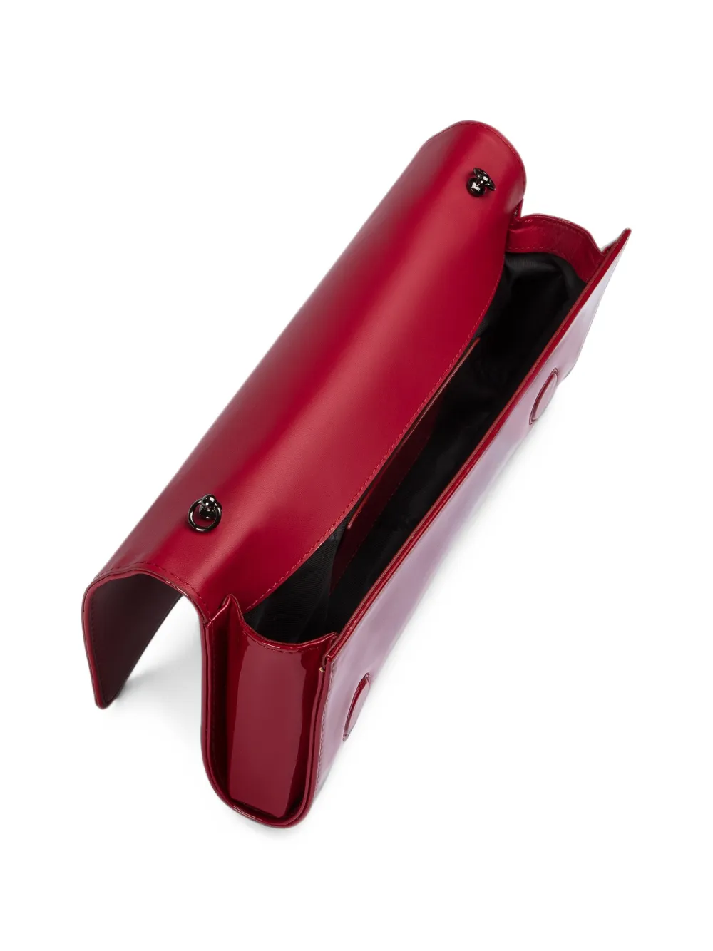 Le Silla patent-finish clutch bag Rood