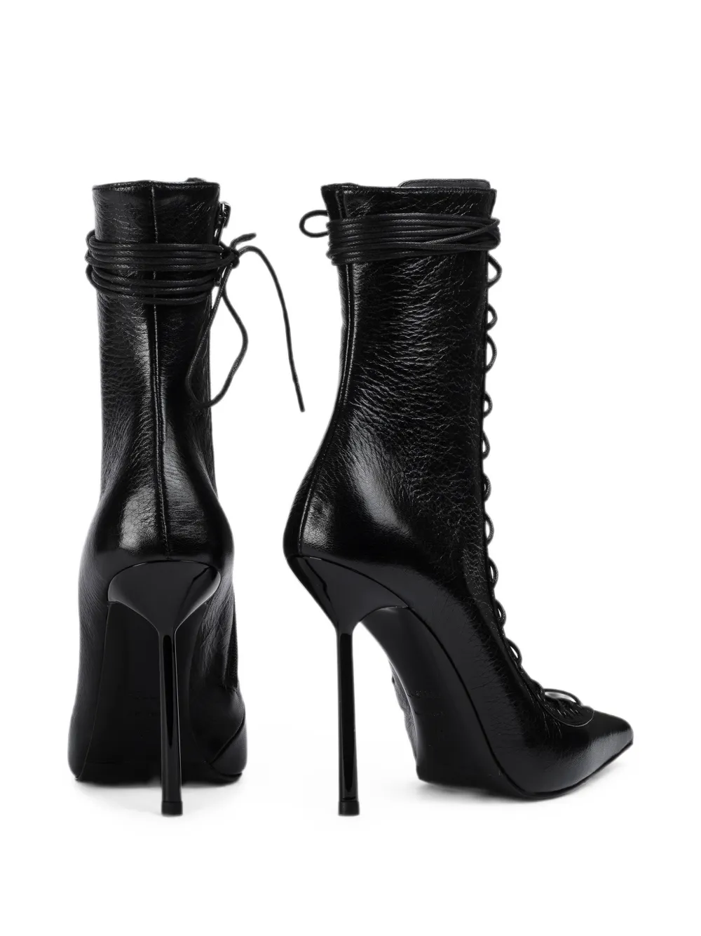 Le Silla Colette lace-up ankle boots Zwart