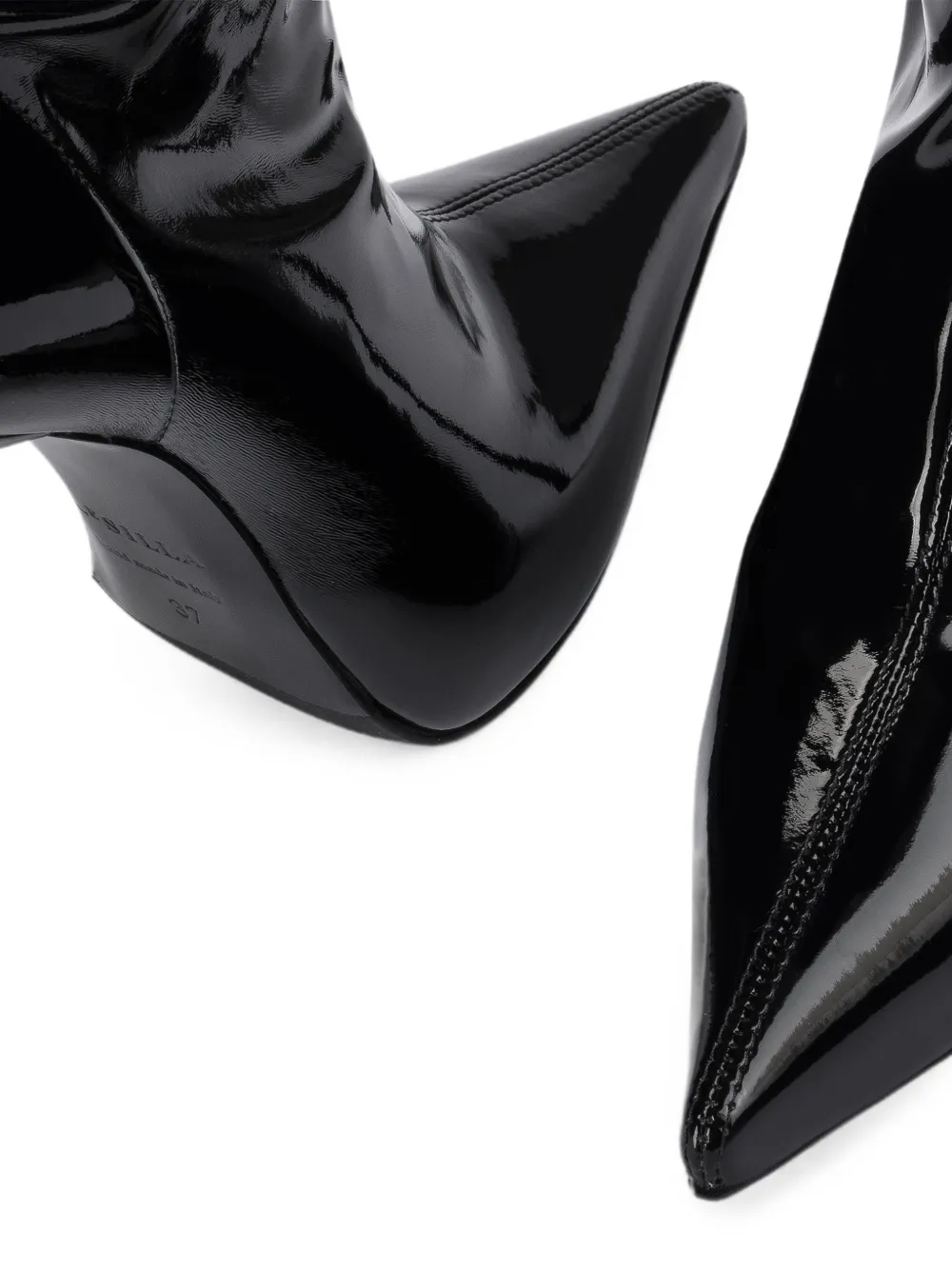 Le Silla Bella pointed-toe ankle boots Zwart