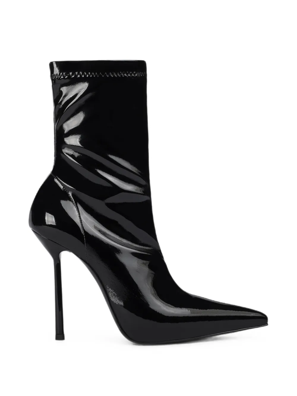 Le Silla Bella pointed-toe ankle boots Zwart