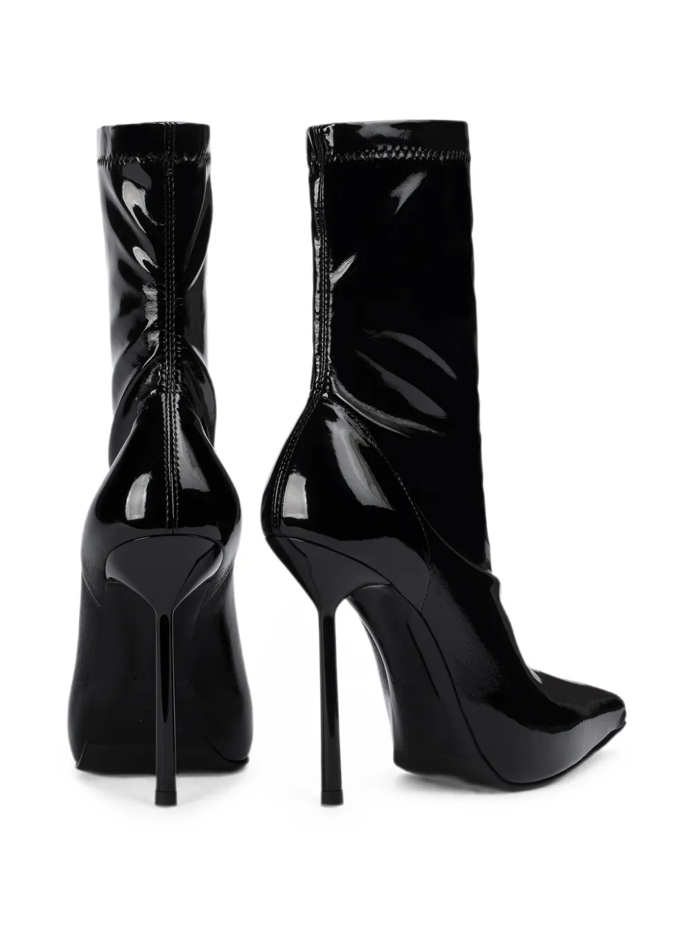 Le Silla Bella pointed-toe ankle boots Zwart