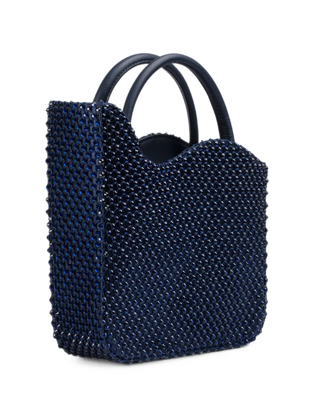 Le Silla Ivy shopper verfraaid met kristallen Blauw