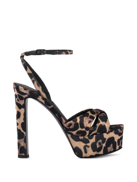 Le Silla Odette leopard-print sandals