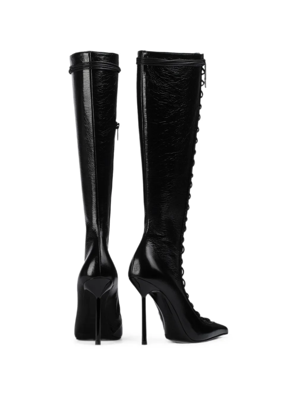 Le Silla Colette lace-up boots Zwart