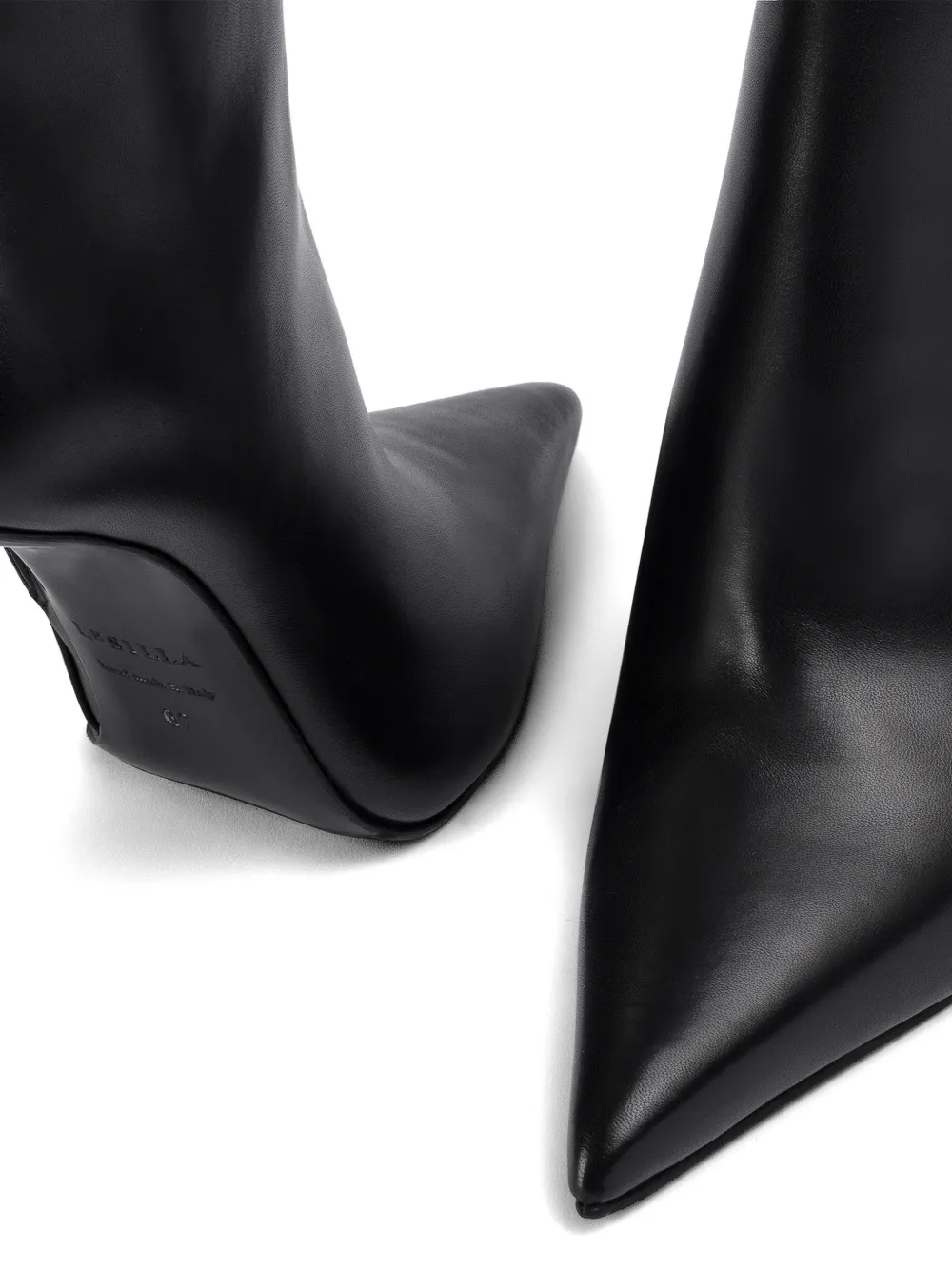 Le Silla Amelia pointed-toe ankle boots Zwart