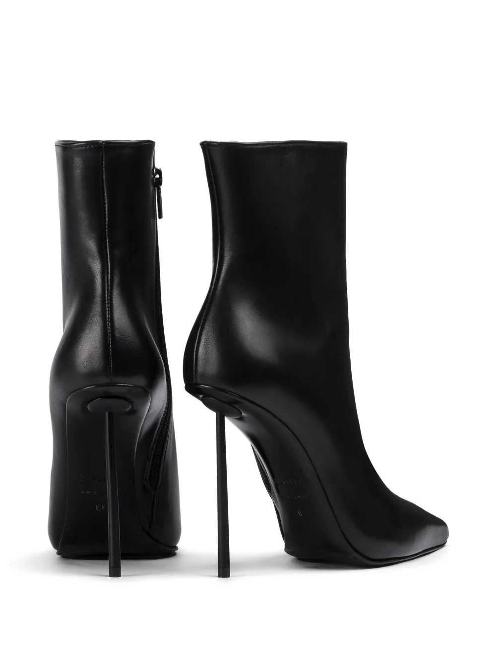 Le Silla Amelia pointed-toe ankle boots Zwart
