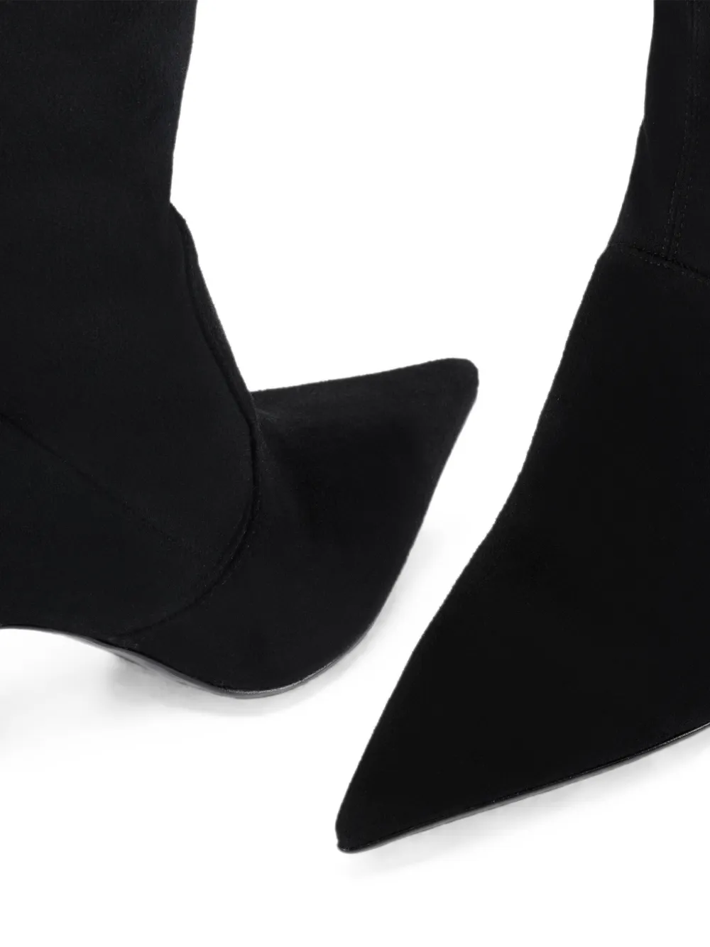Le Silla Bella leren overknee laarzen Zwart