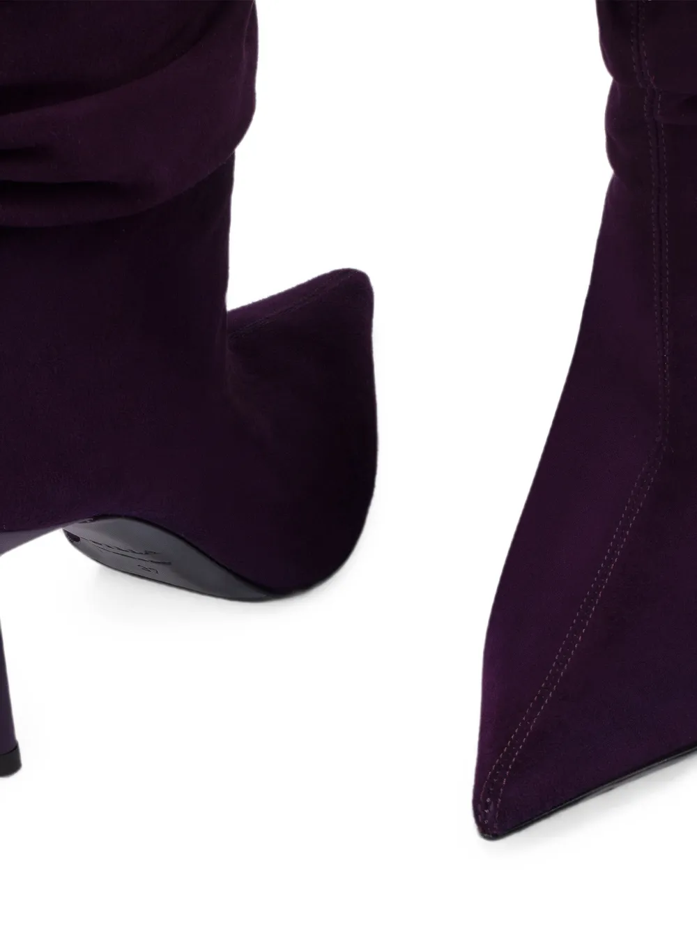 Le Silla Bella slouchy ankle boots Paars