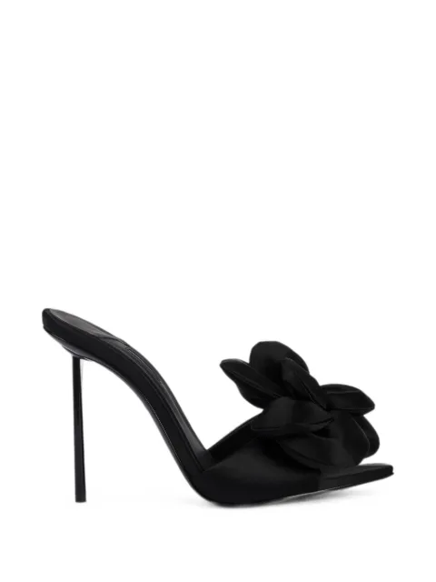 Le Silla Rose floral-appliqué sandals