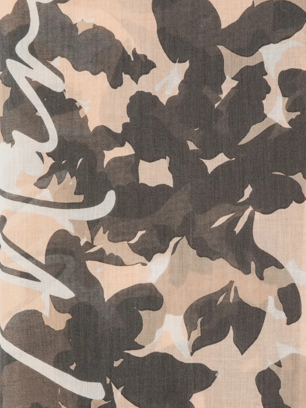 Marc O'Polo Sjaal met bloemenprint Beige