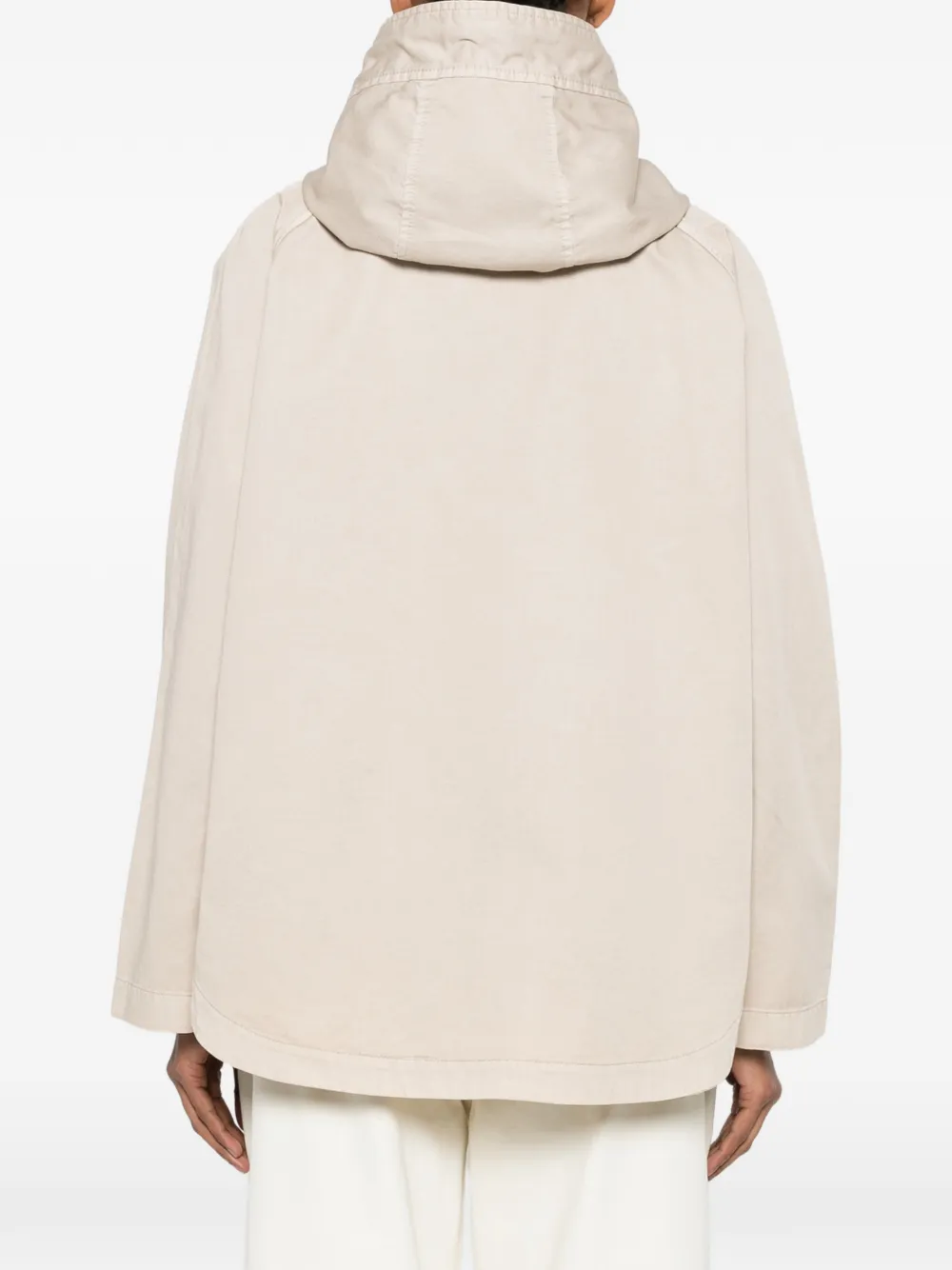 Marc O'Polo Jack met raglan mouwen en capuchon Beige