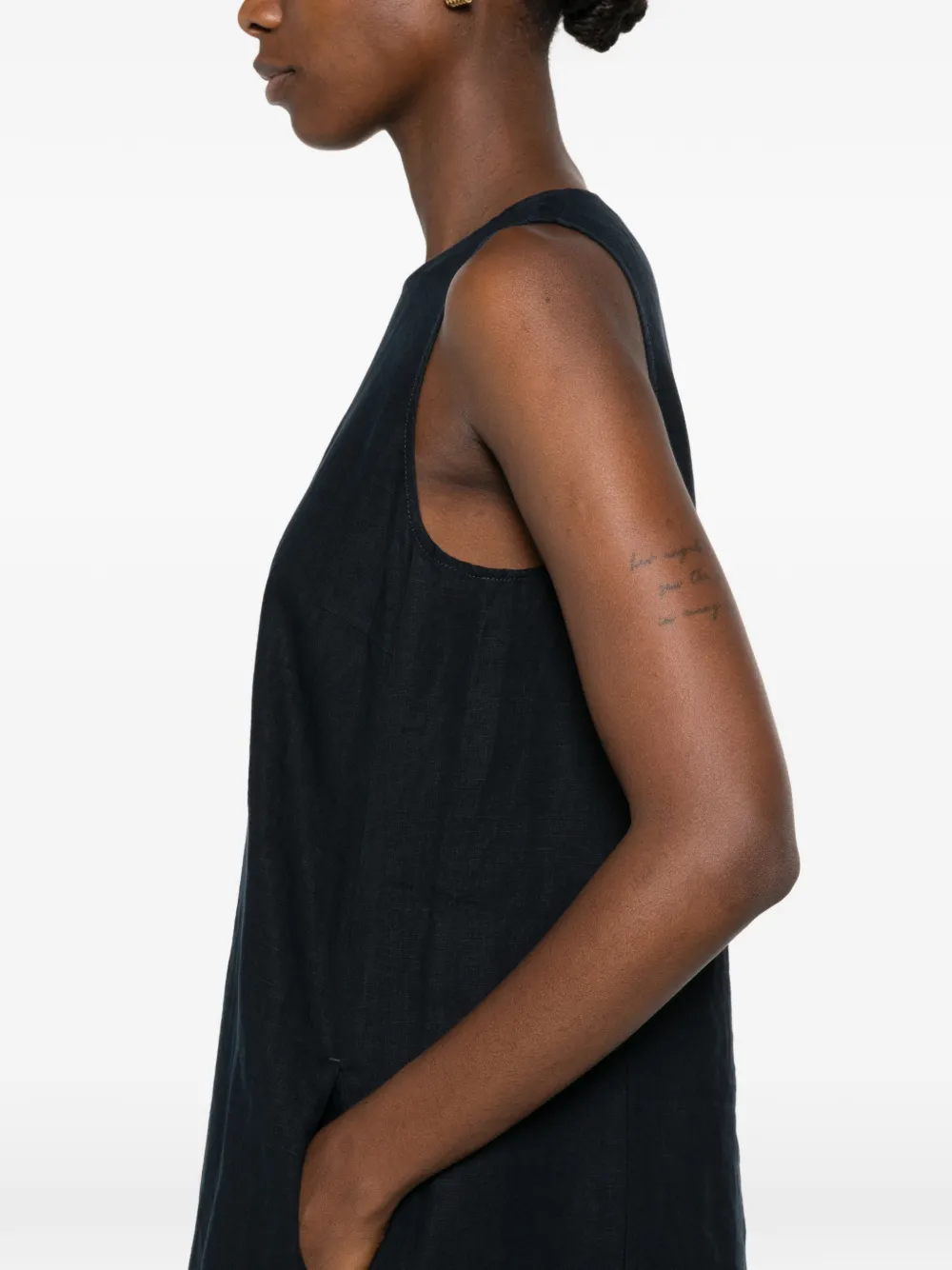 Marc O'Polo Mouwloze midi-jurk Blauw