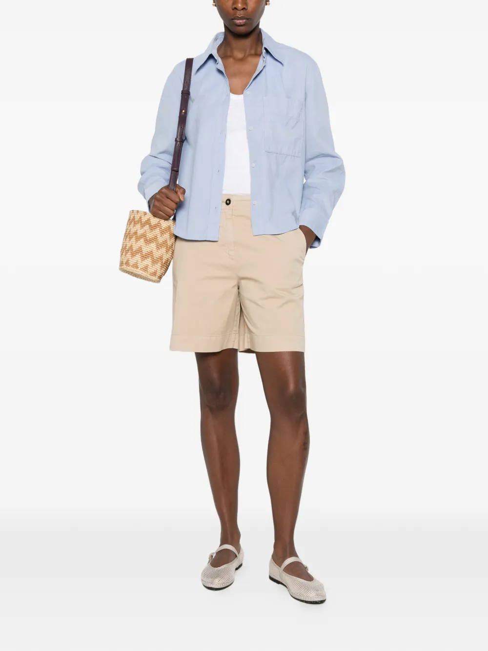 Marc O'Polo Shirtjack met borstzak Blauw