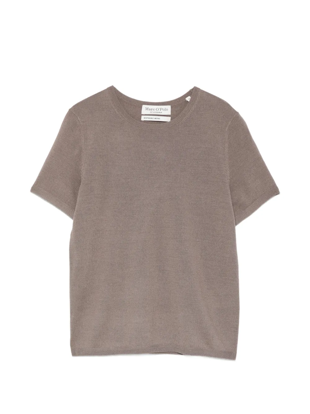 Marc O'Polo short-sleeve top - Marrone