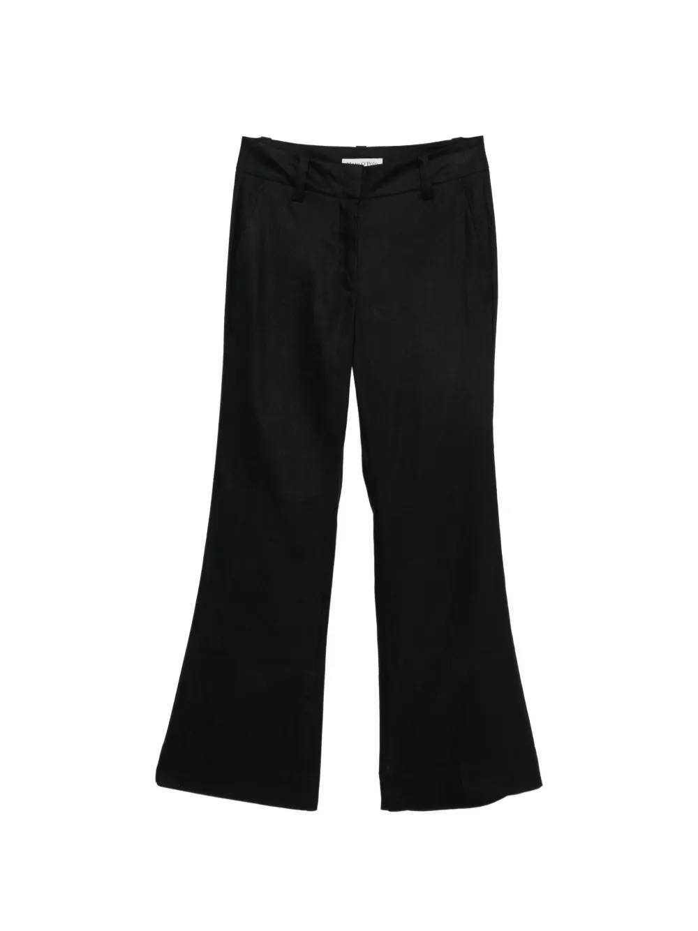 Marc O'Polo belt-loop flared trousers - Nero
