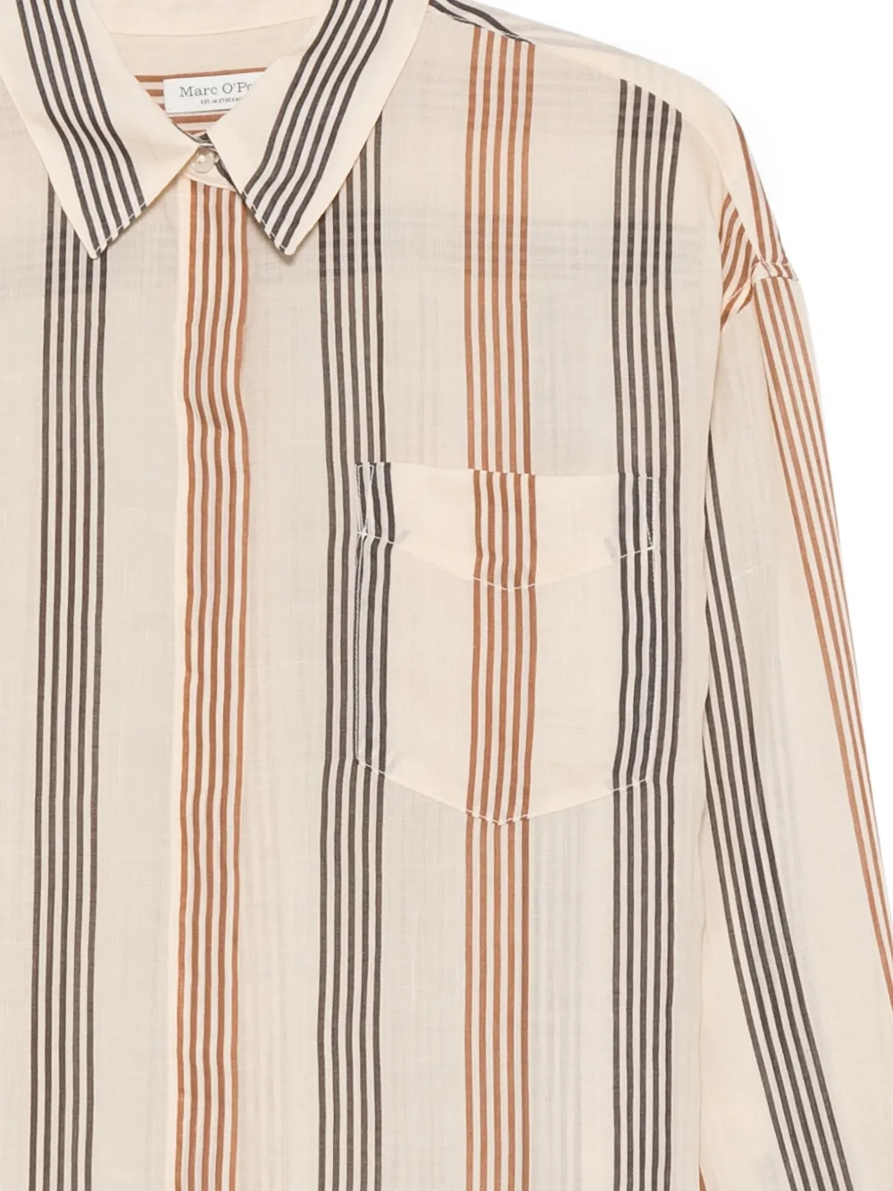 Marc O'Polo Gestreept blouse Beige