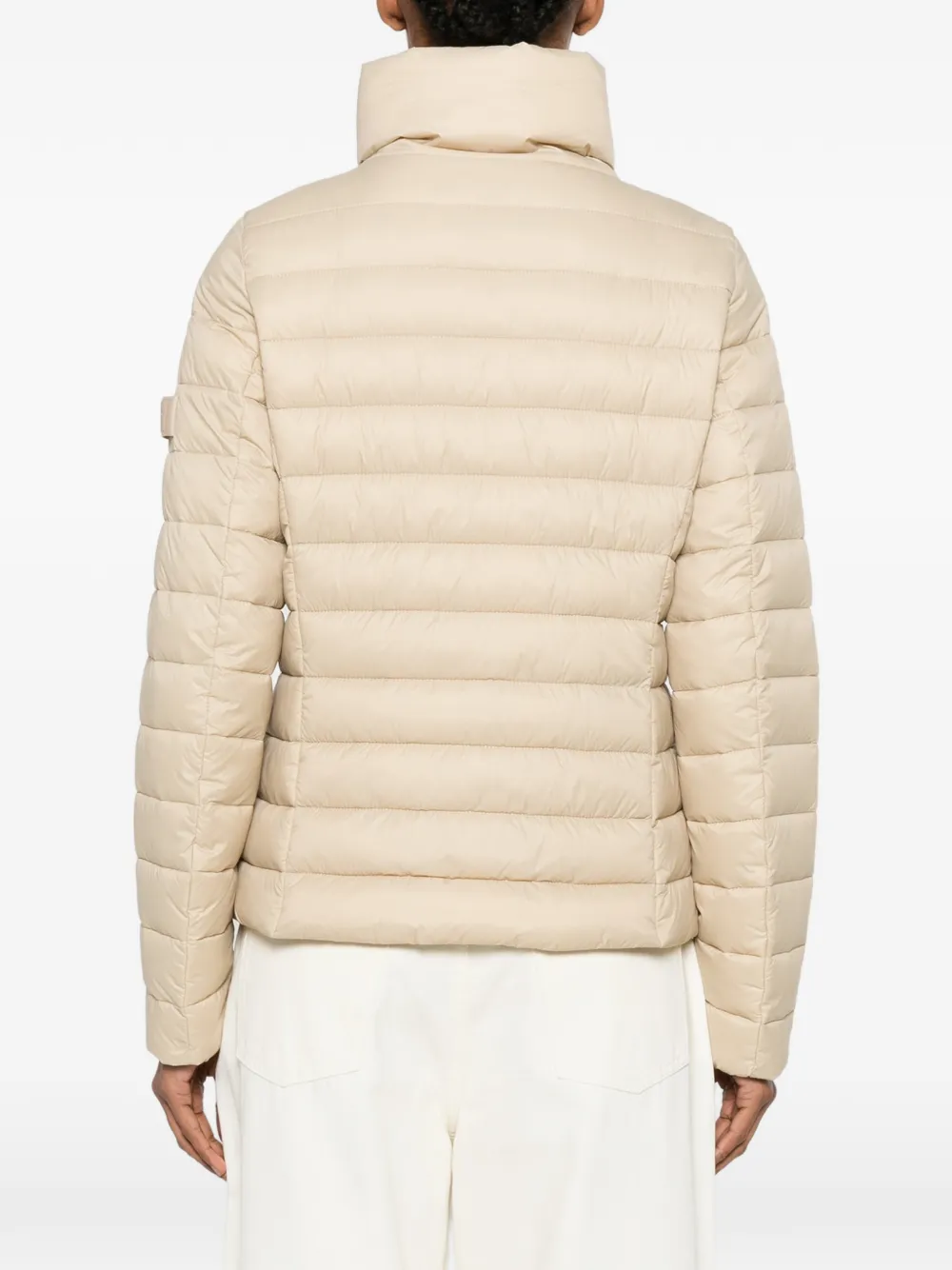 Marc O'Polo Gewatteerd jack met hoge hals Beige