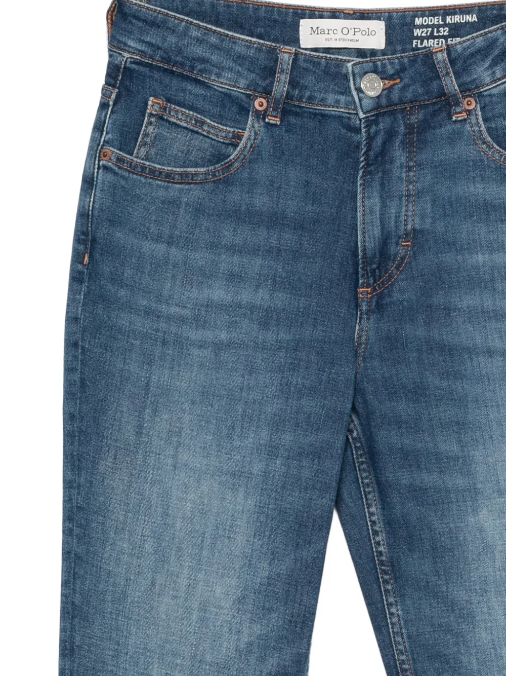Marc O'Polo Kiruna flared jeans Blauw