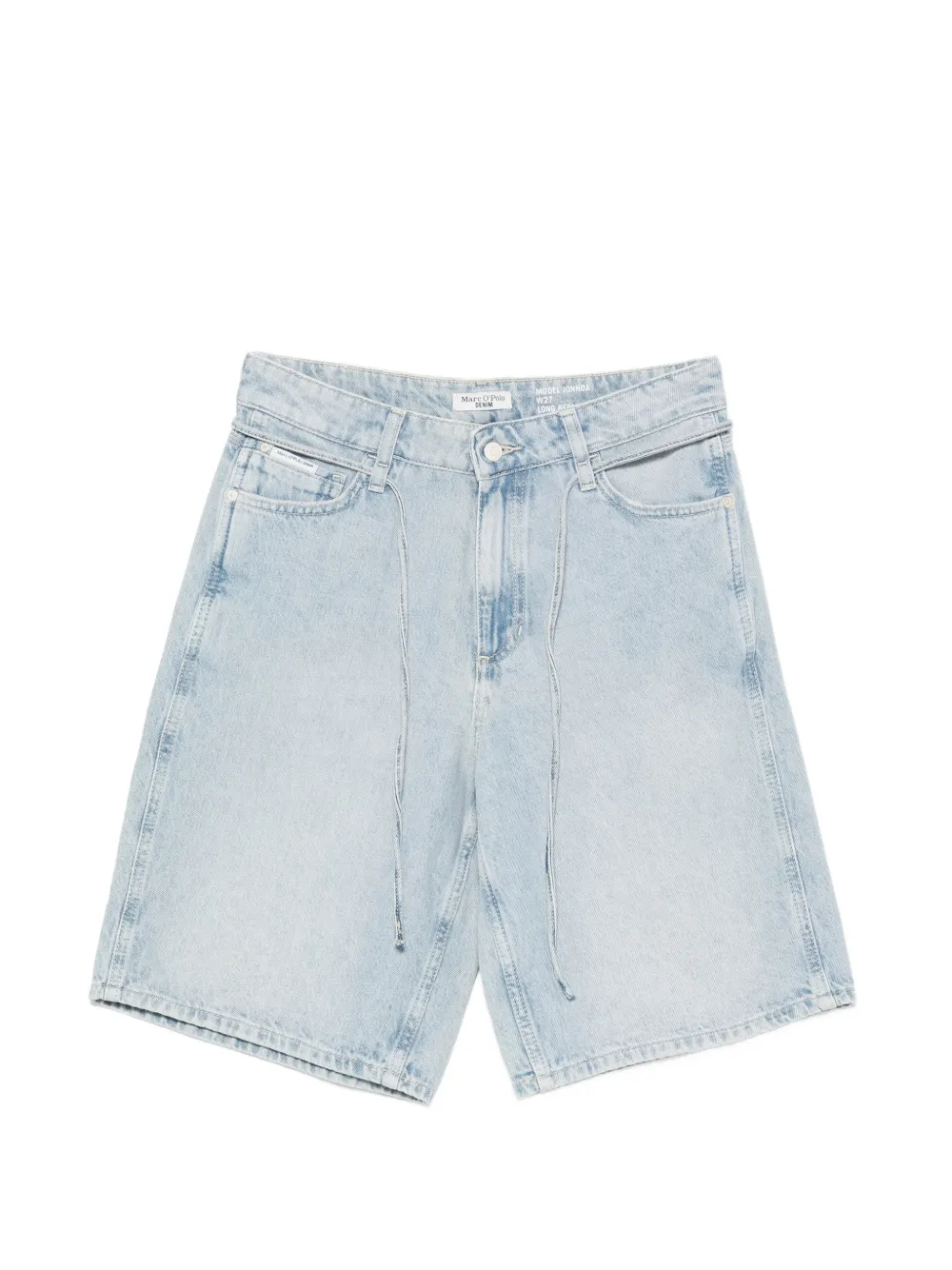 Marc O'Polo Jonnda tie-fastening denim shorts - Blu