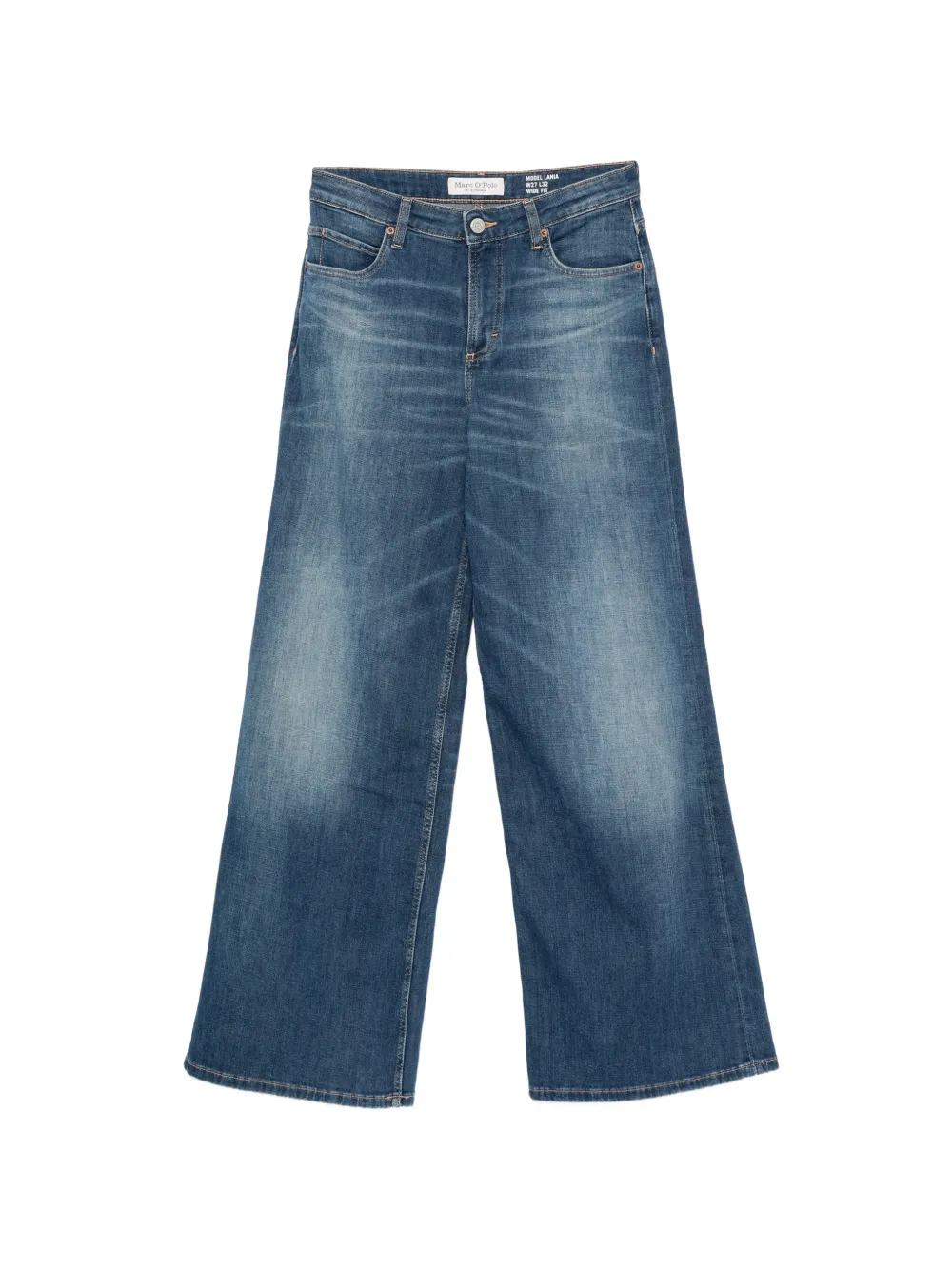 Marc O'Polo Lania wide-leg jeans - Blu