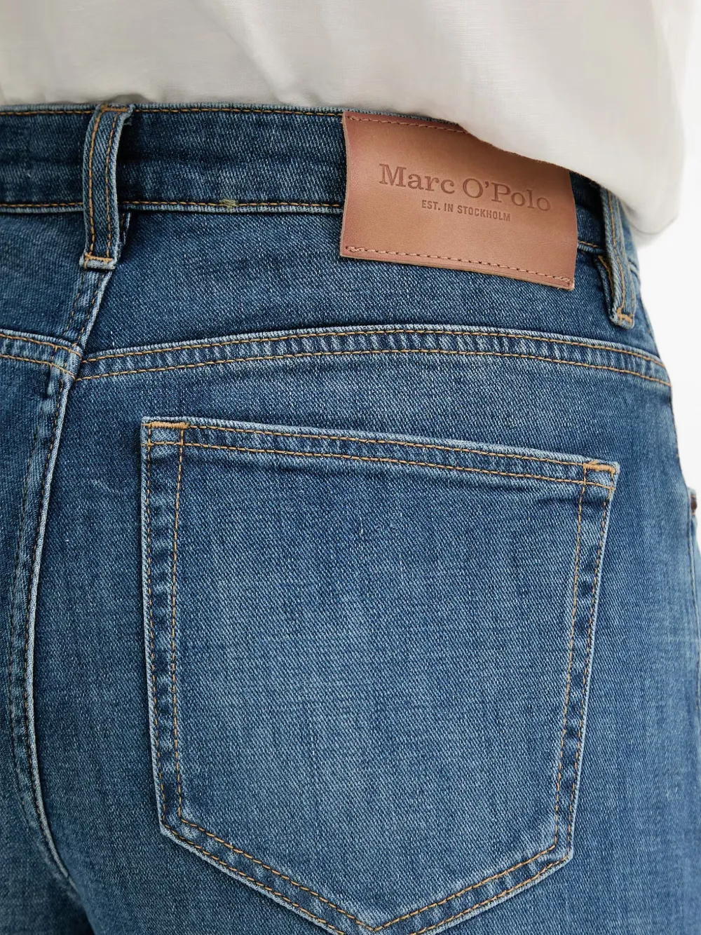 Marc O'Polo Lania jeans met wijde pijpen Blauw