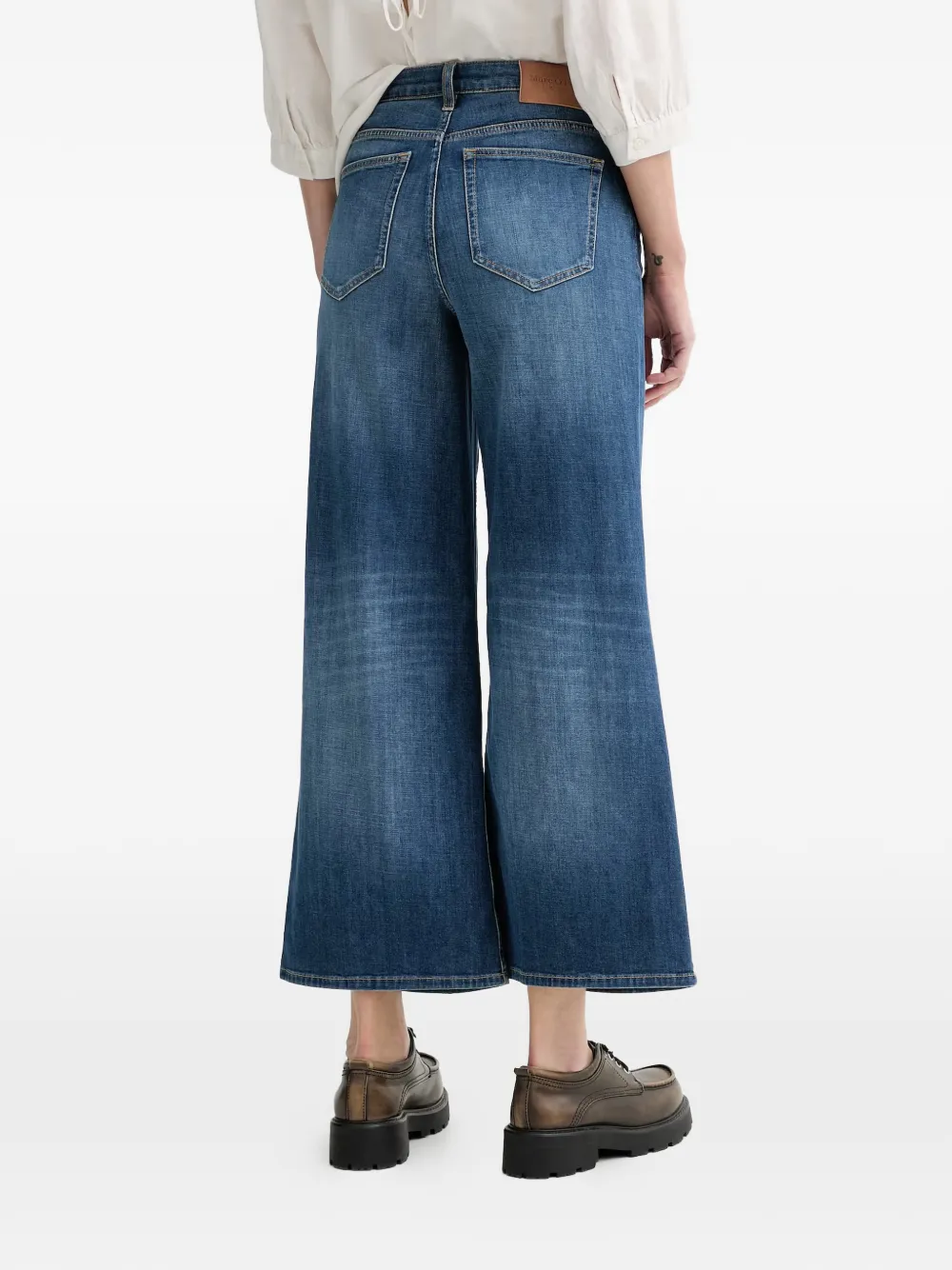 Marc O'Polo Lania jeans met wijde pijpen Blauw