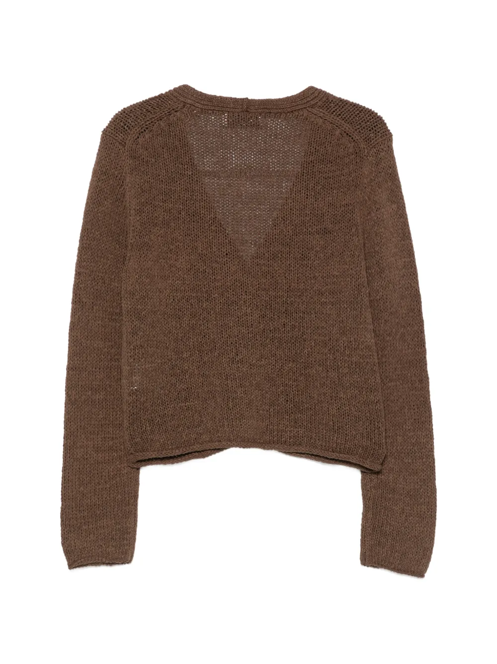 Marc O'Polo Vest met V-hals Bruin