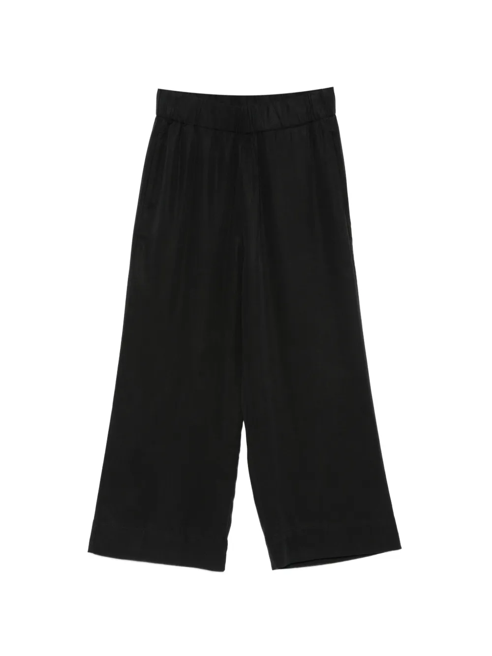 Marc O'Polo elasticated-waistband palazzo pants - Nero