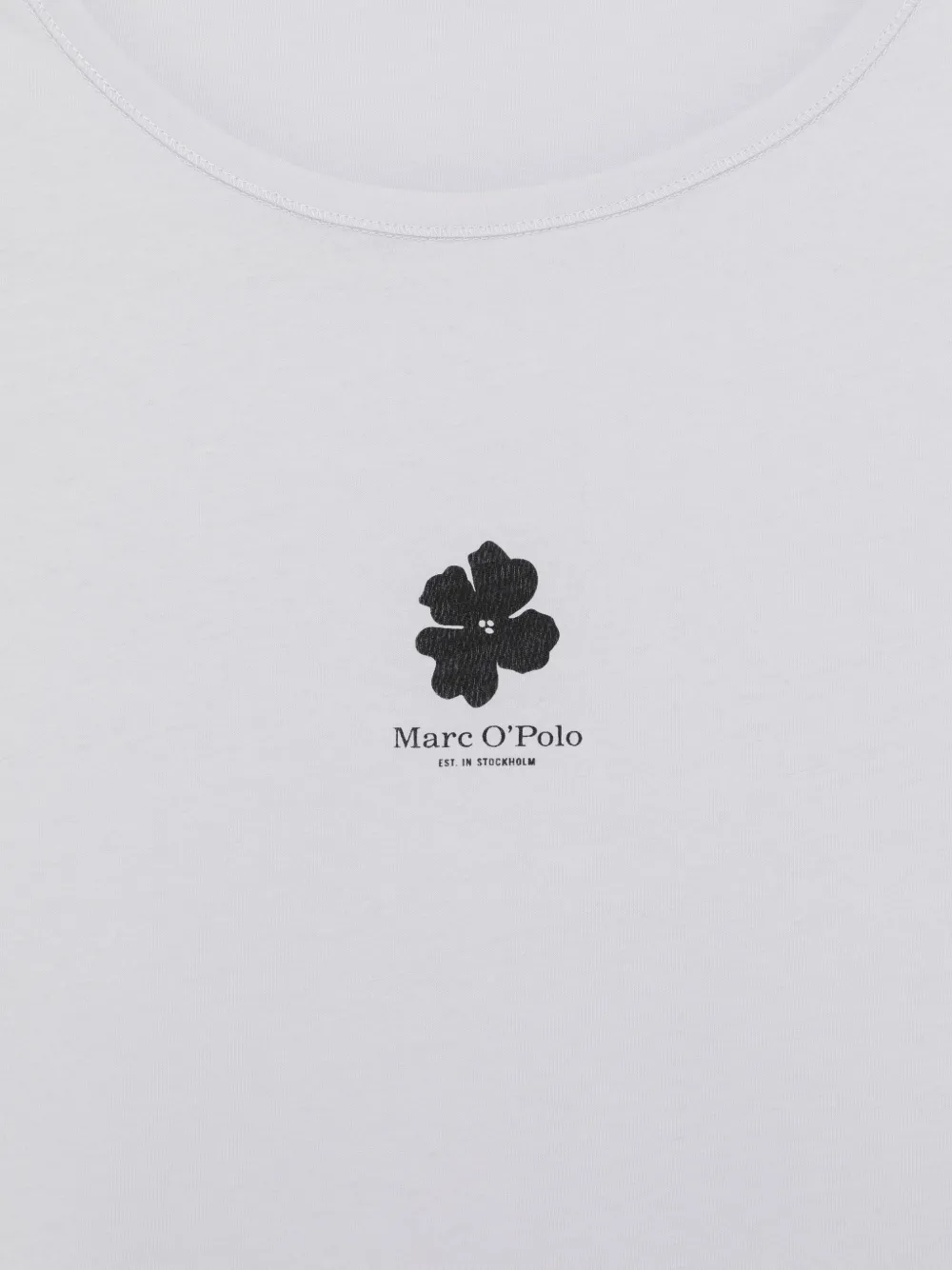 Marc O'Polo T-shirt met bloemenprint Blauw
