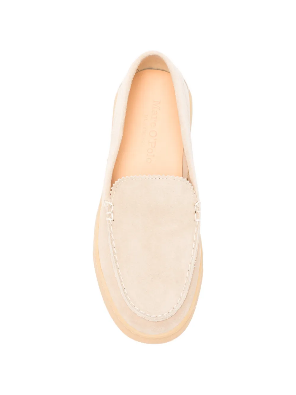 Marc O'Polo almond-toe loafers Beige