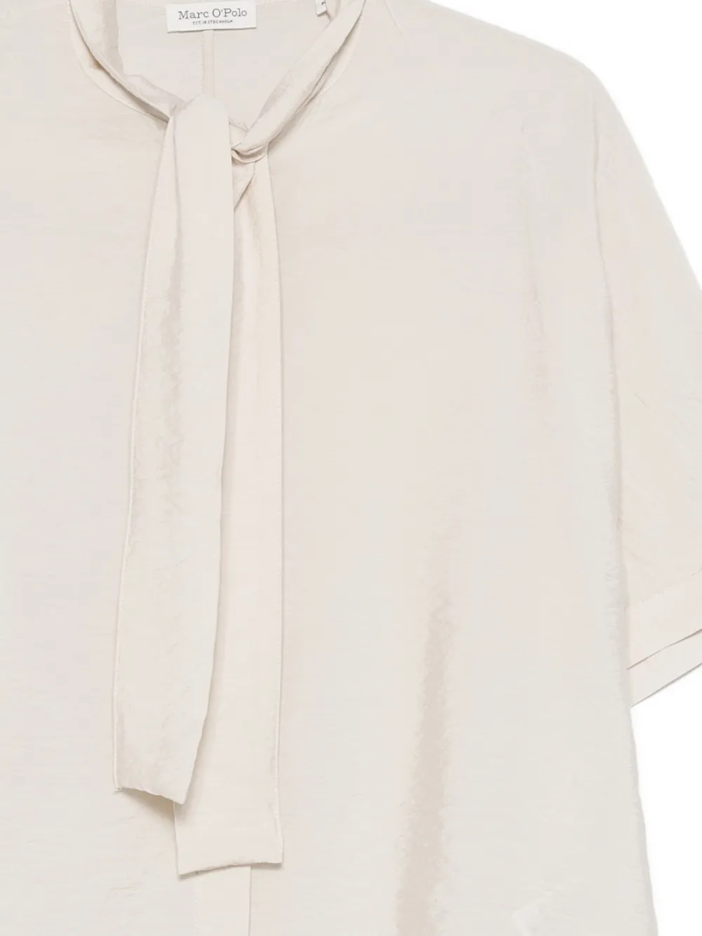 Marc O'Polo Blouse met korte mouwen Beige