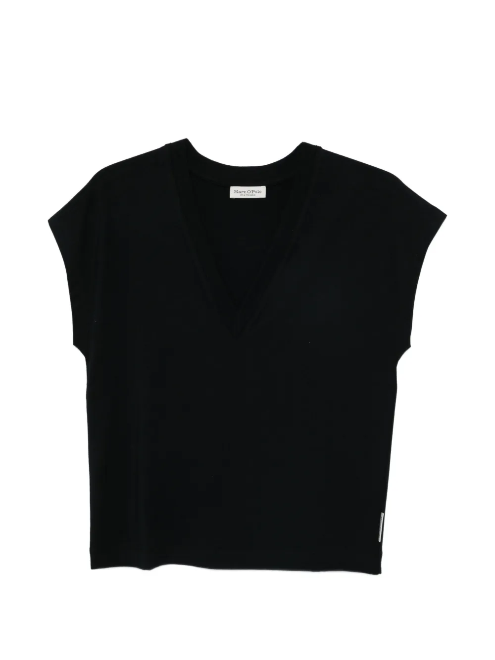 Marc O'Polo V-neck sleeveless T-shirt - Nero