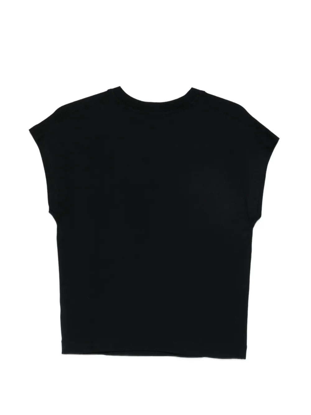 Marc O'Polo Mouwloos T-shirt met V-hals Zwart